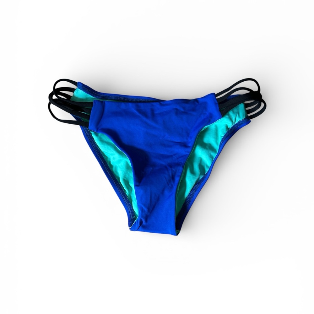 NWT L*Space Low Down Bikini bottoms royal blue